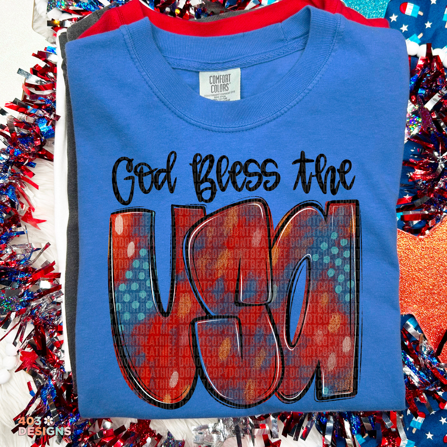 God Bless The USA Graphic Tee