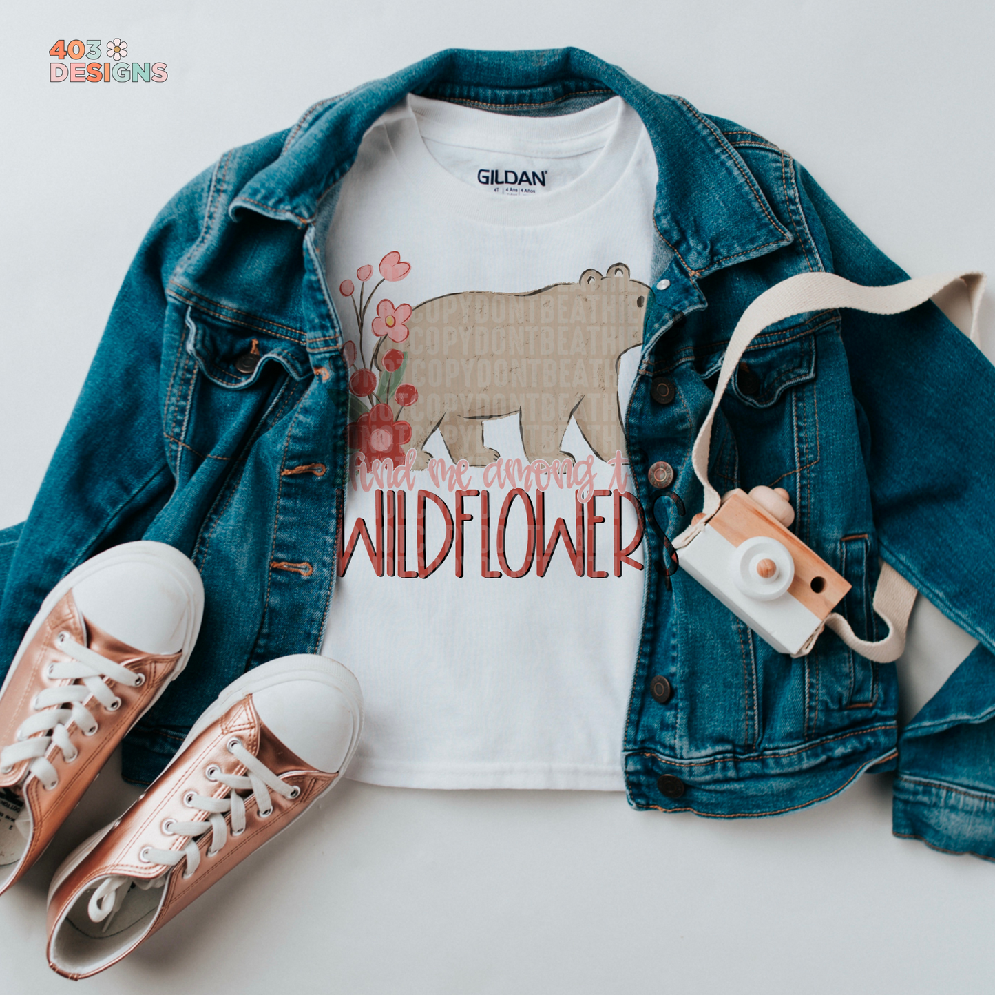 Among Wildflowers Graphic Tee