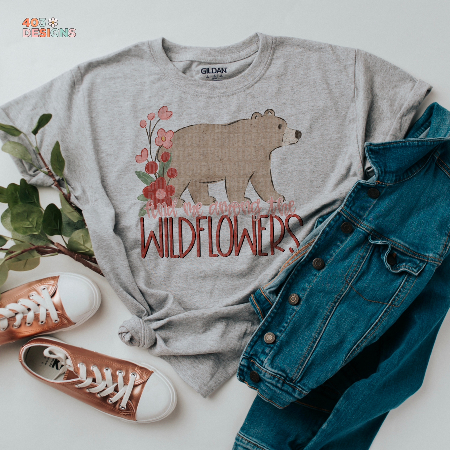 Among Wildflowers Graphic Tee