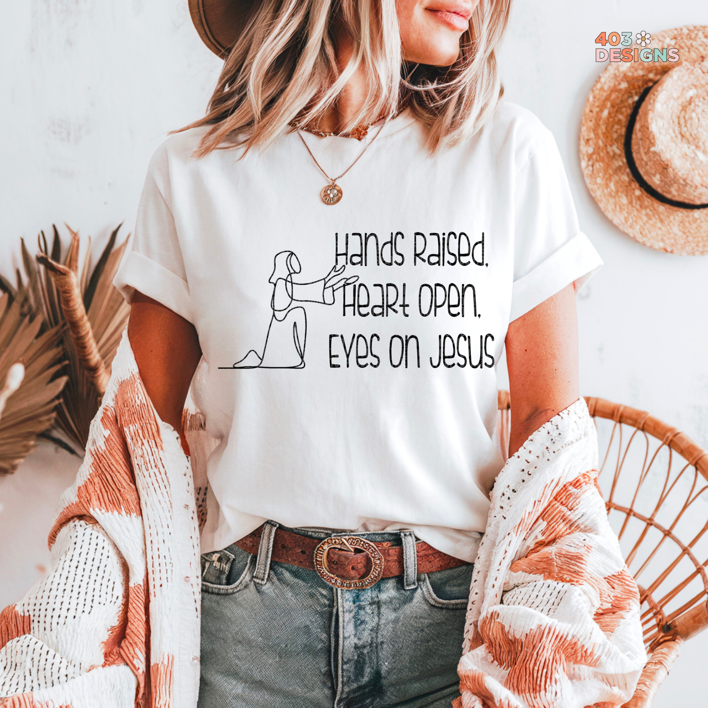 Eyes On Jesus Graphic Tee
