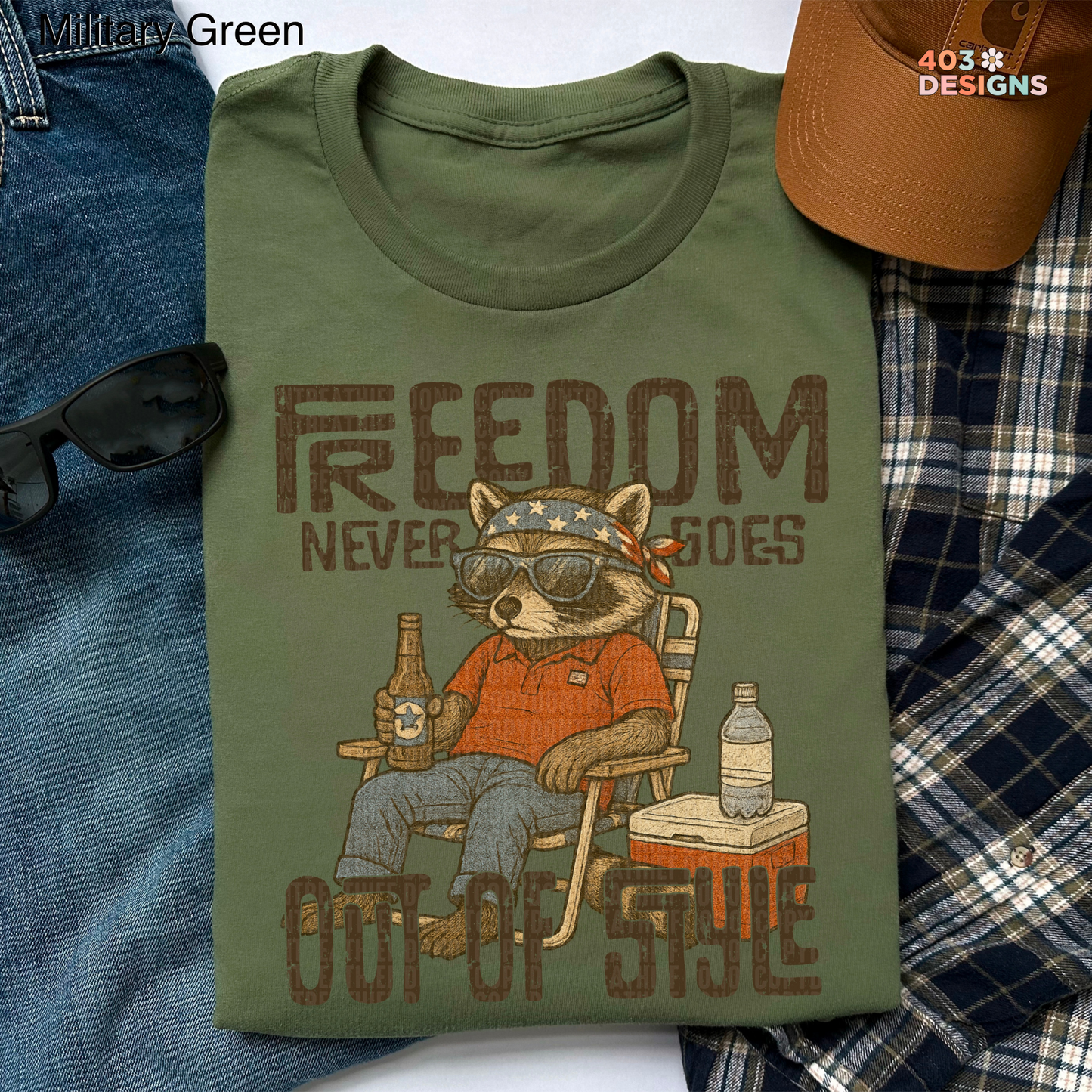 Freedom Never Goes Out Of Style Graphic Tee
