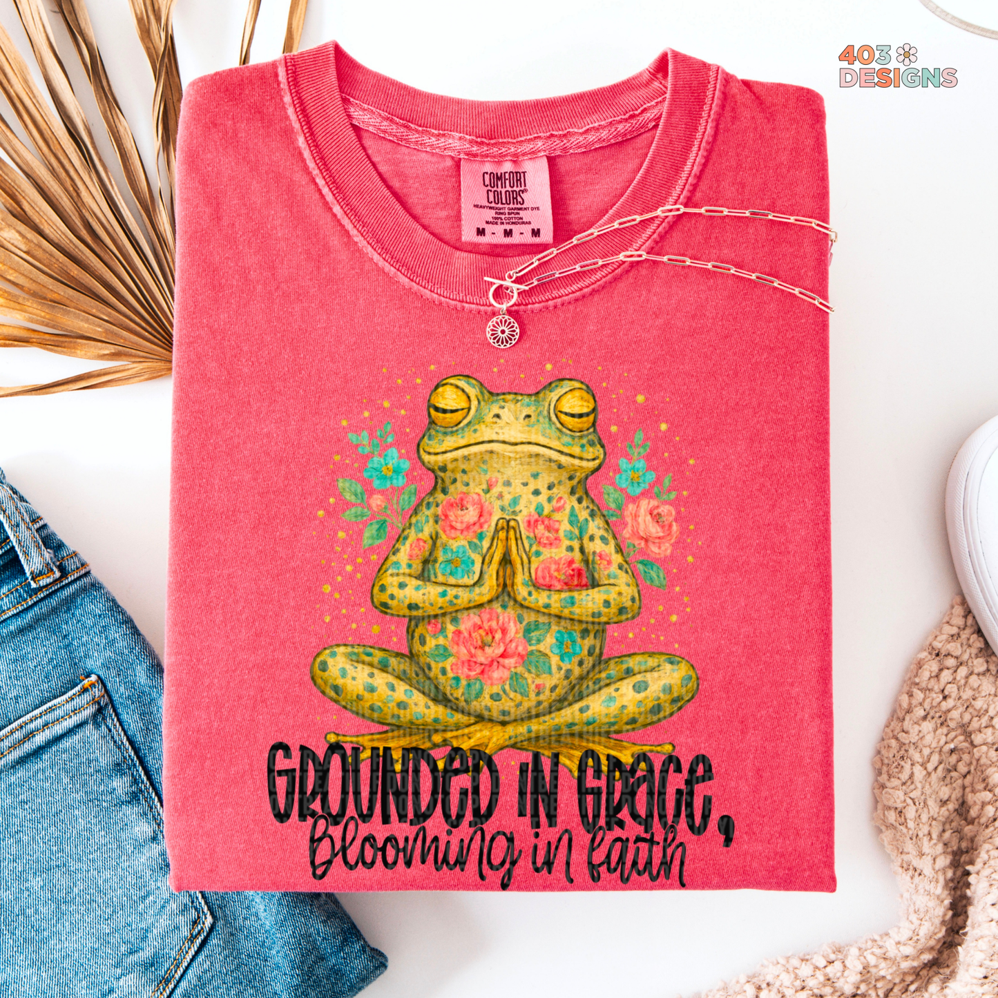 Grounded In Grace Frog Graphic Tee