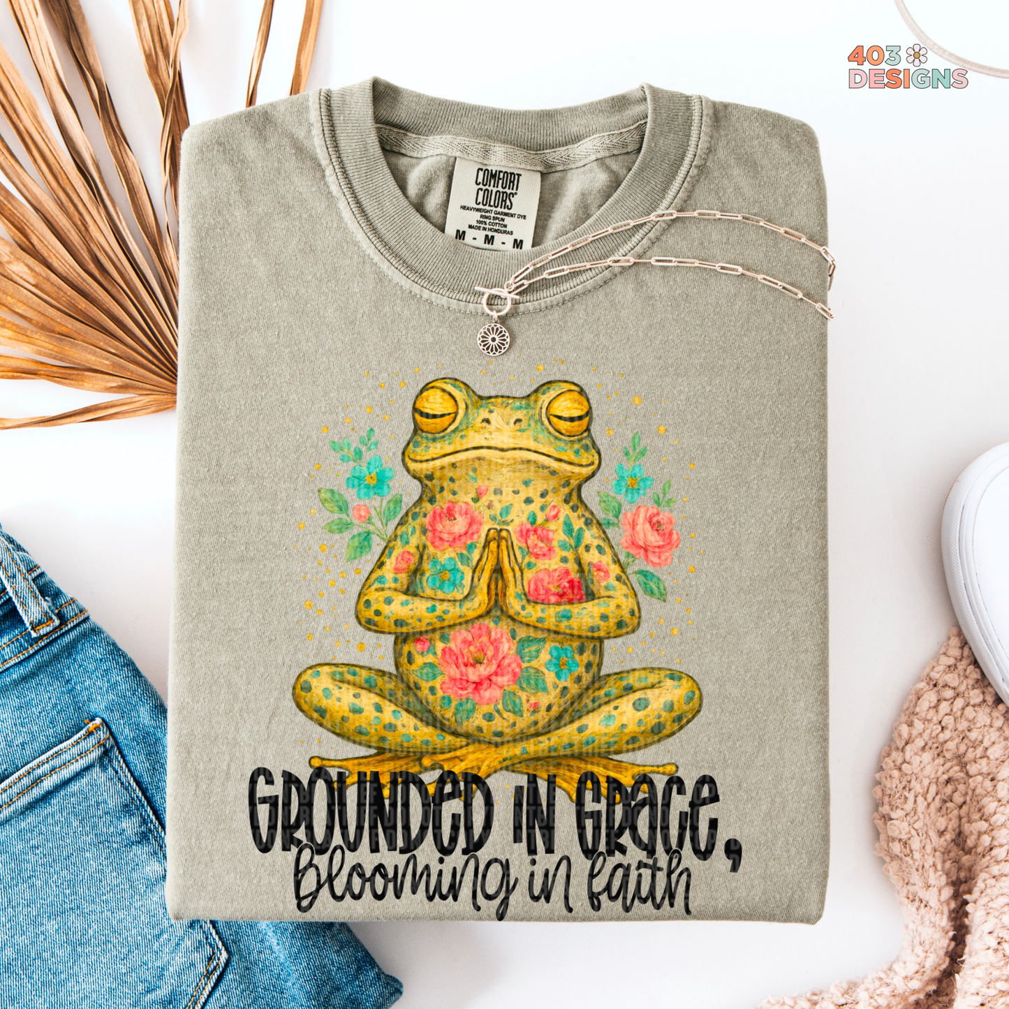 Grounded In Grace Frog Graphic Tee