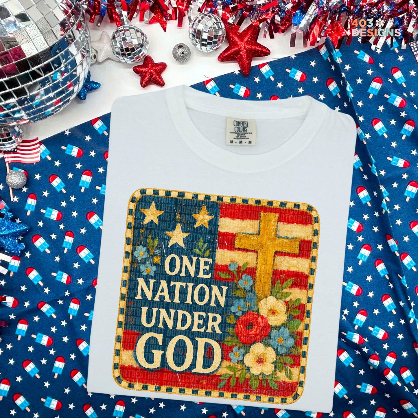 One Nation Under God Graphic Tee