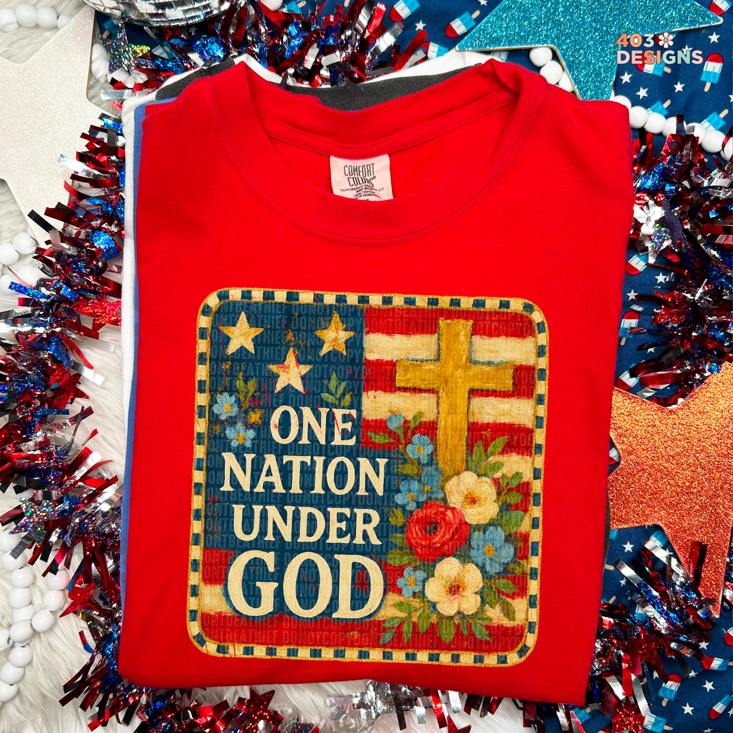 One Nation Under God Graphic Tee