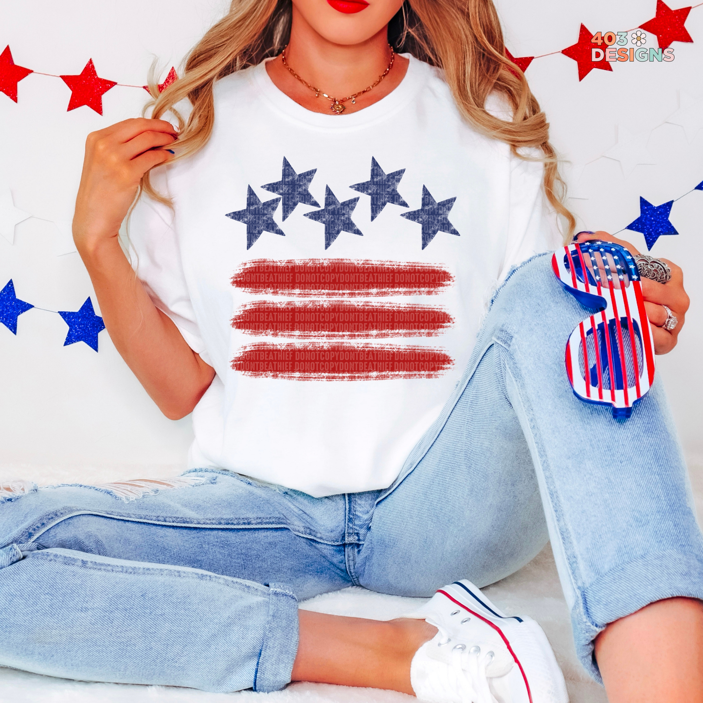 Stars Stripes Graphic Tee