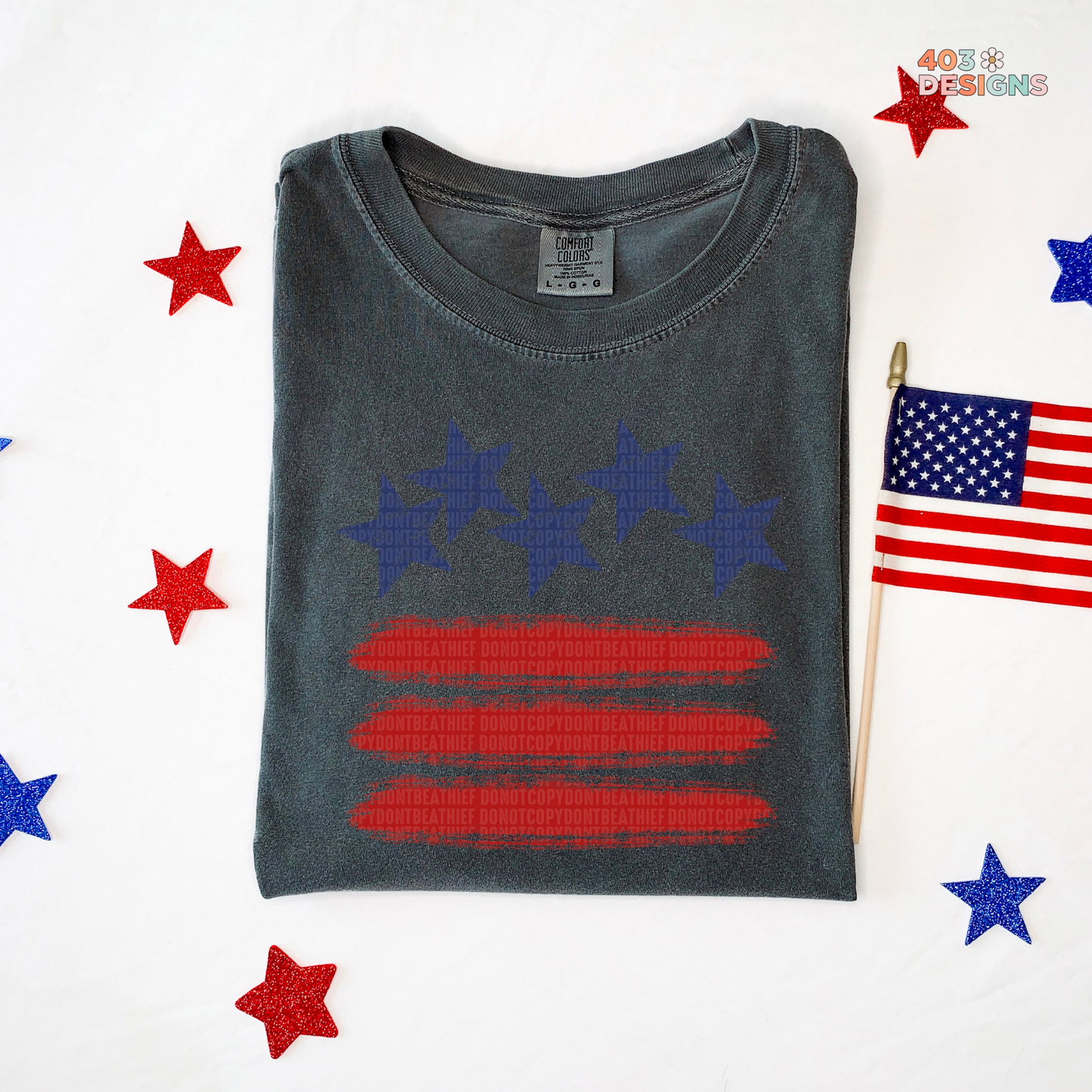 Stars Stripes Graphic Tee
