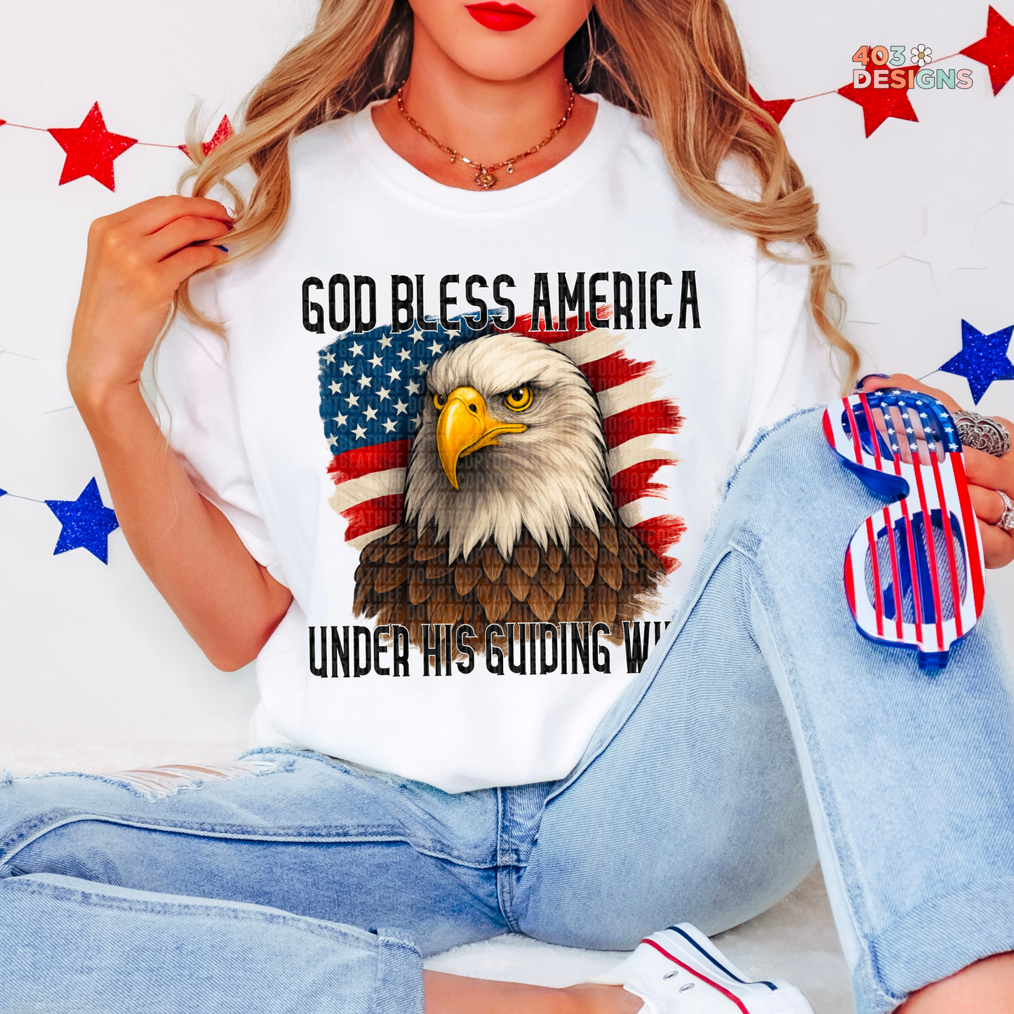 Under His Guiding Wing Graphic Tee