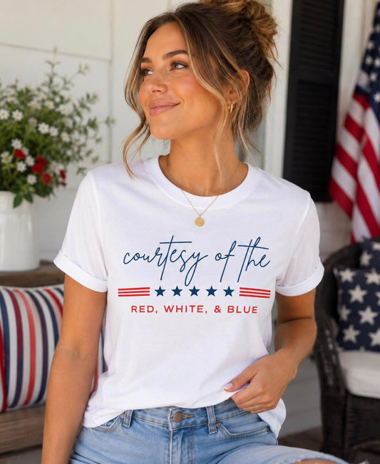 Courtesy of the red white and blue