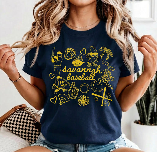 Doodle bananas