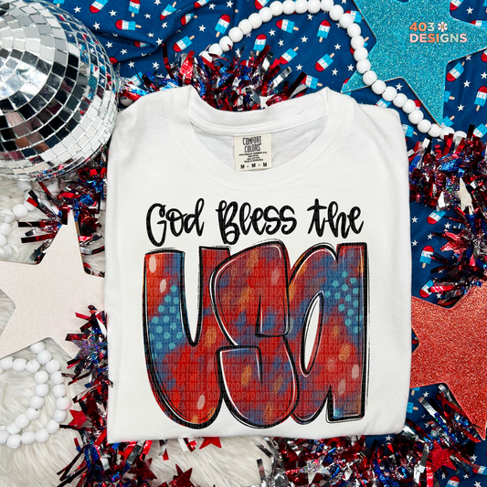 God Bless The USA Graphic Tee