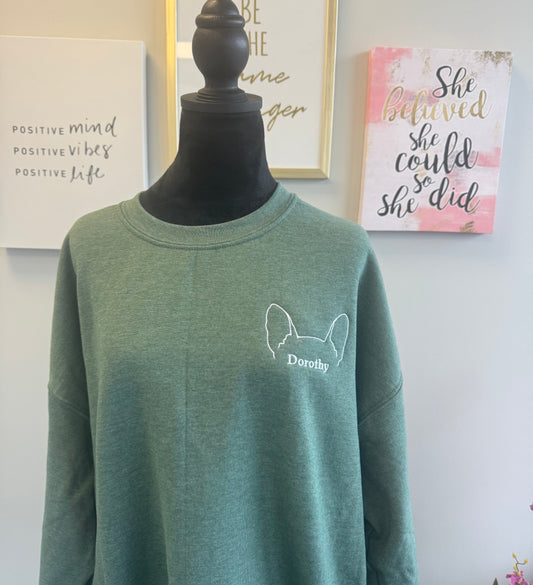 Dog Embroidery Personalized T-Shirt