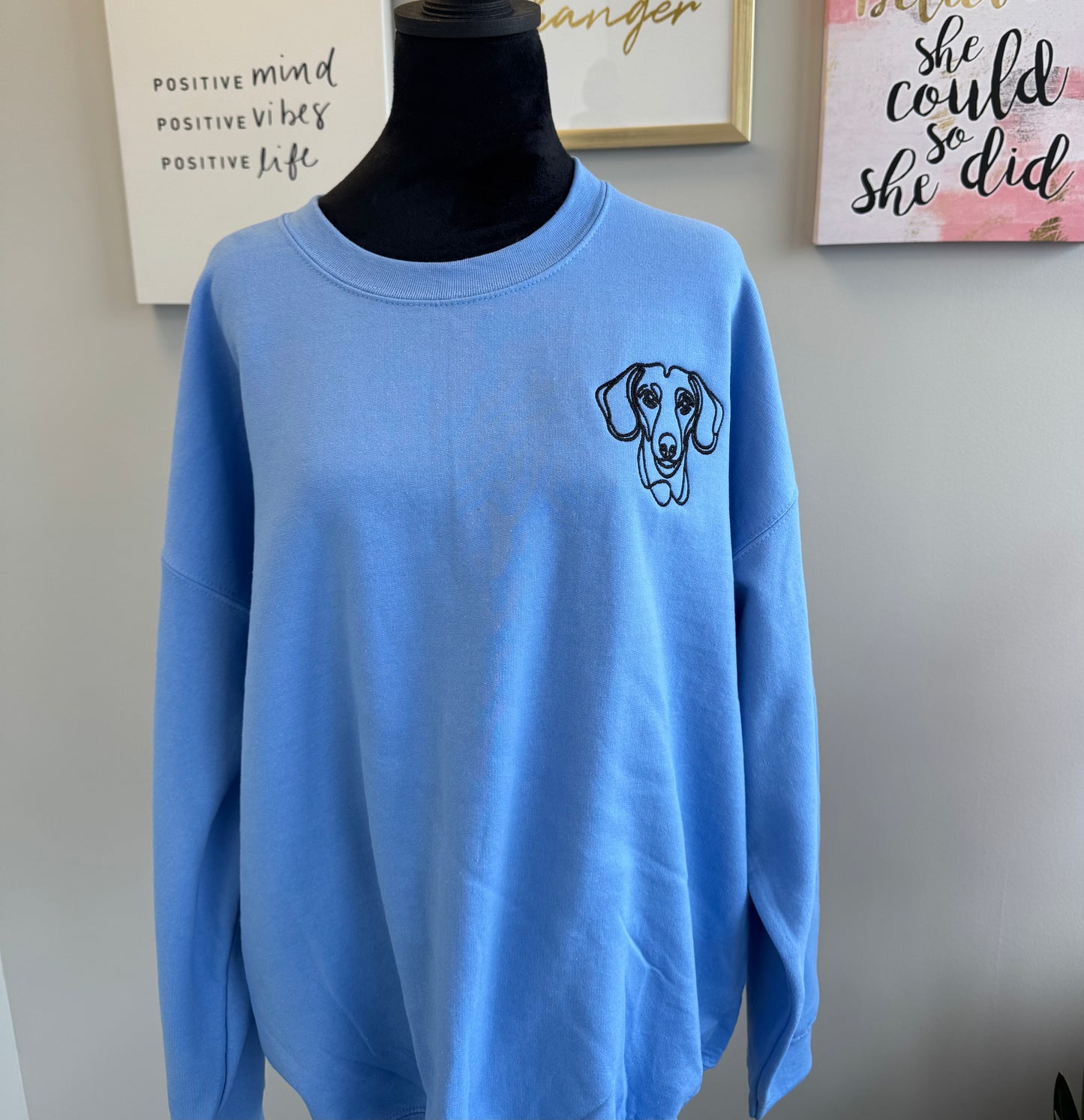 Dog Embroidery Personalized T-Shirt