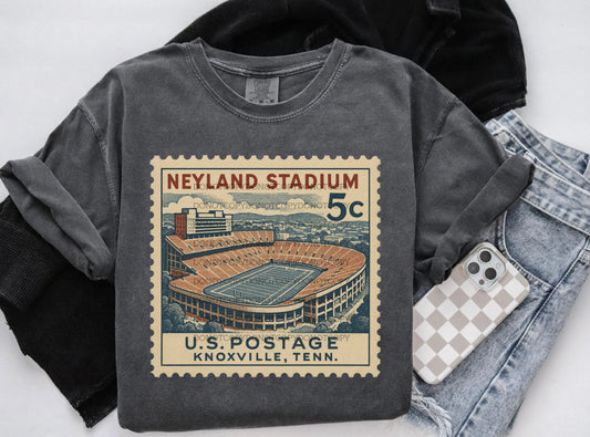 Stadium postage stamp