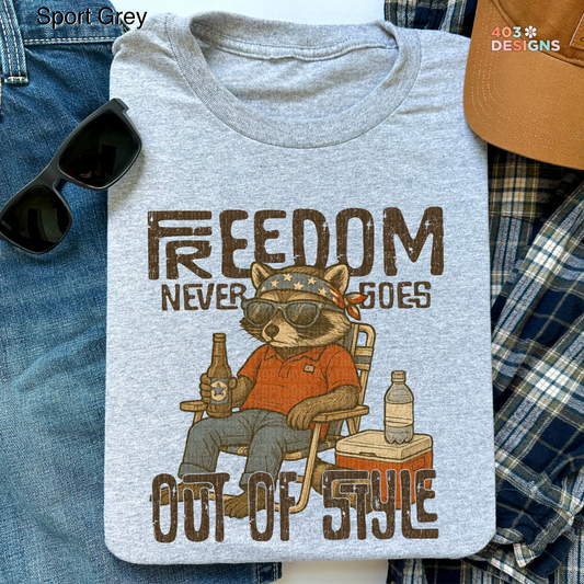 Freedom Never Goes Out Of Style Graphic Tee