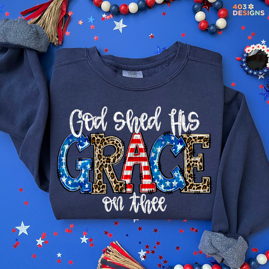 Grace On Thee Graphic Tee