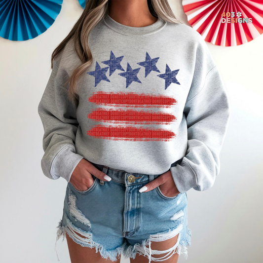 Stars Stripes Graphic Tee